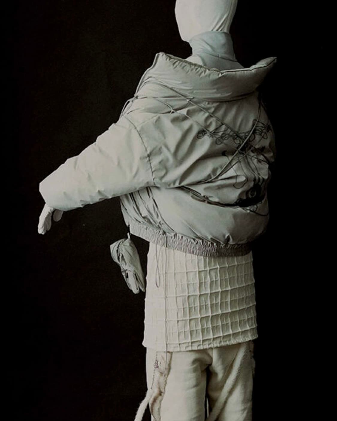 오호스 리버시블 패딩 그레이 상품이미지6