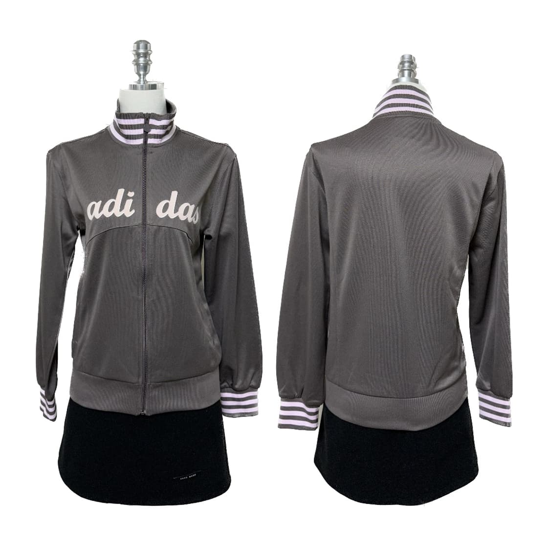 브라운 앤 핑크 아디다스 집업 상품이미지4