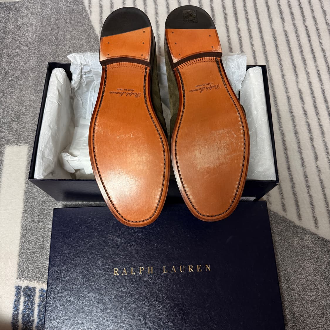 랄프로렌 퍼플라벨 스웨이드 로퍼 상품이미지3