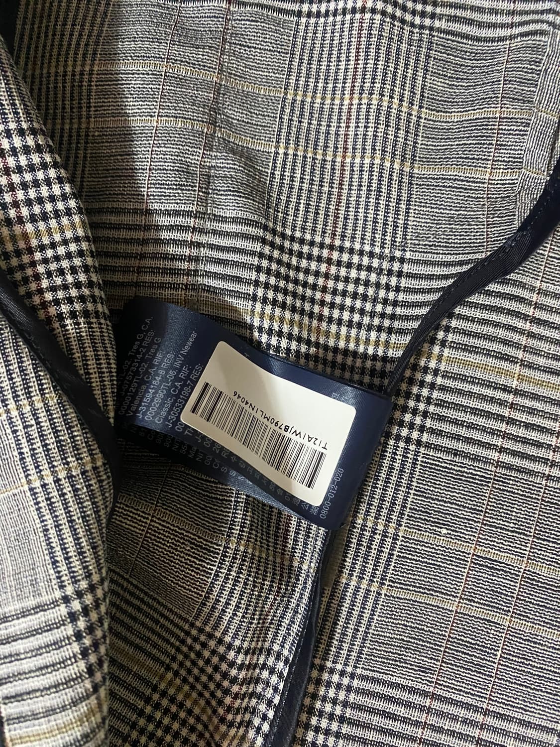 (미착용) 타미힐피거 체크 여름 블레이저 46  (100) 상품이미지5