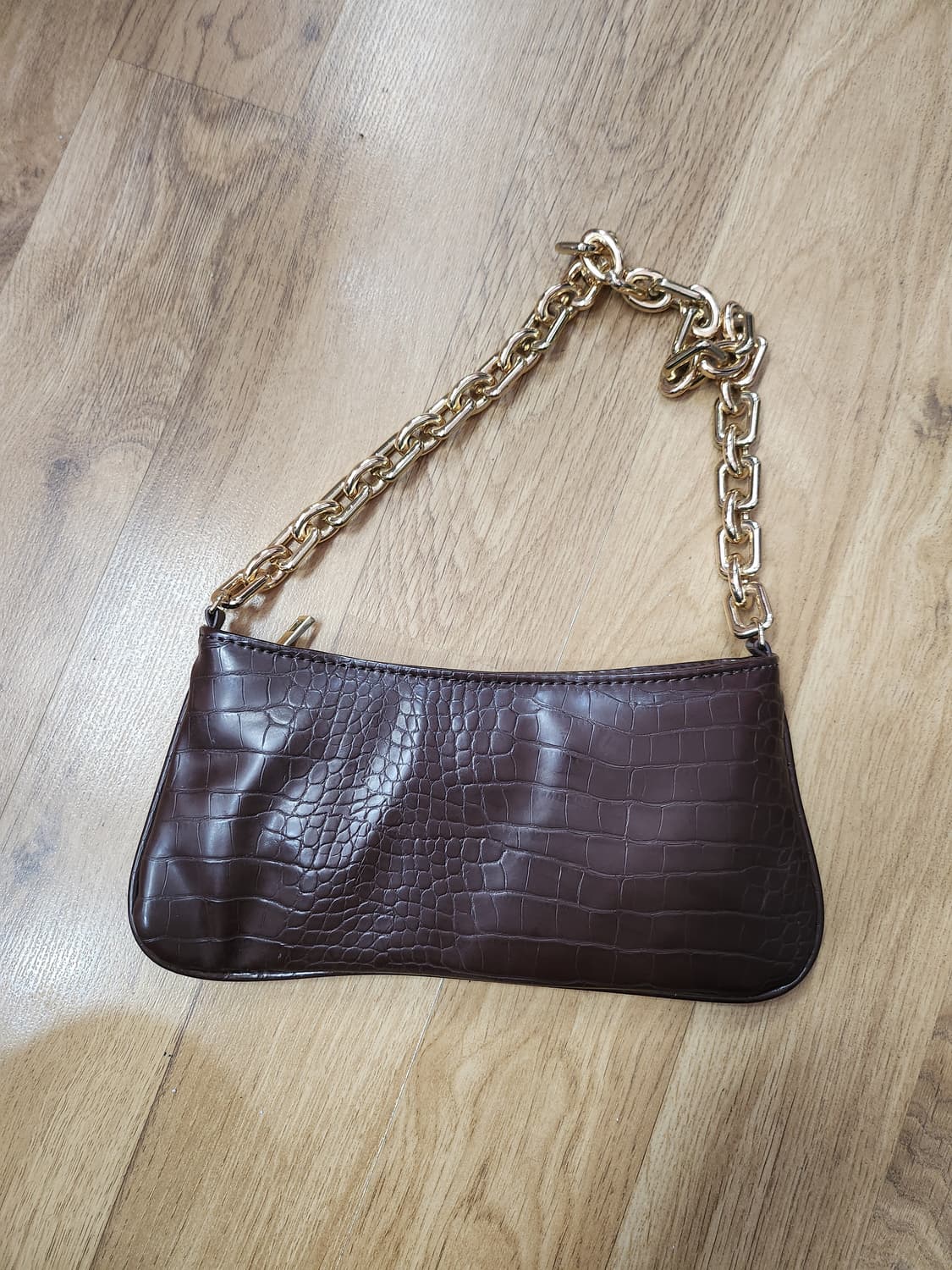 1094) 자라 ZARA 엘리게이터 걸드체인 미니백 상품이미지1