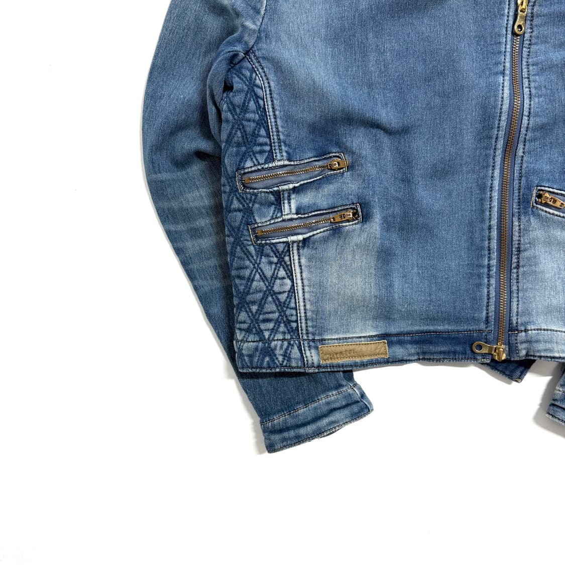 빈티지 크롭데님 자켓  상품이미지3