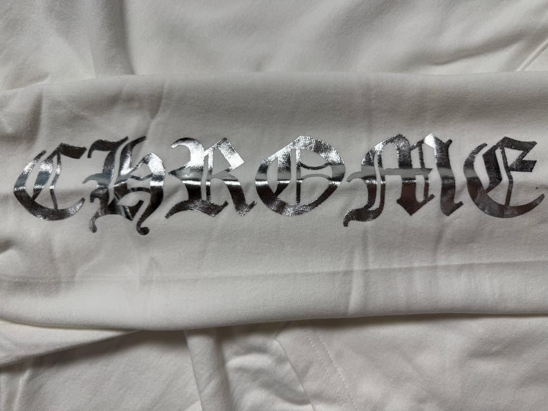 크롬하츠 호일 후디 화이트 Chrome Hearts foil hoodie 상품이미지7