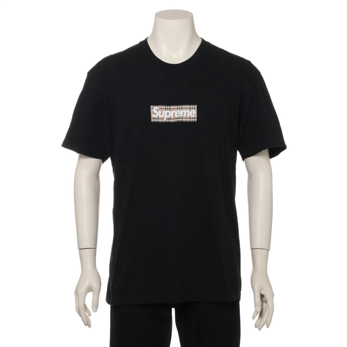 [S급/L] 슈프림 x 버버리 박스 로고 반팔 티셔츠 블랙 상품이미지7