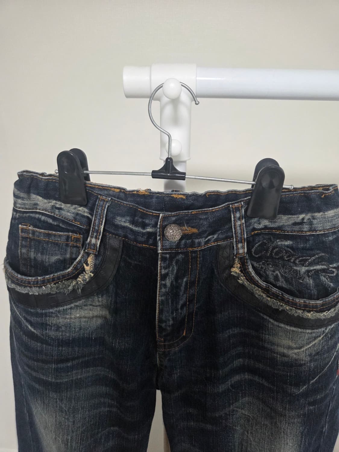 클라우드72 워싱 디테일 청바지  상품이미지3