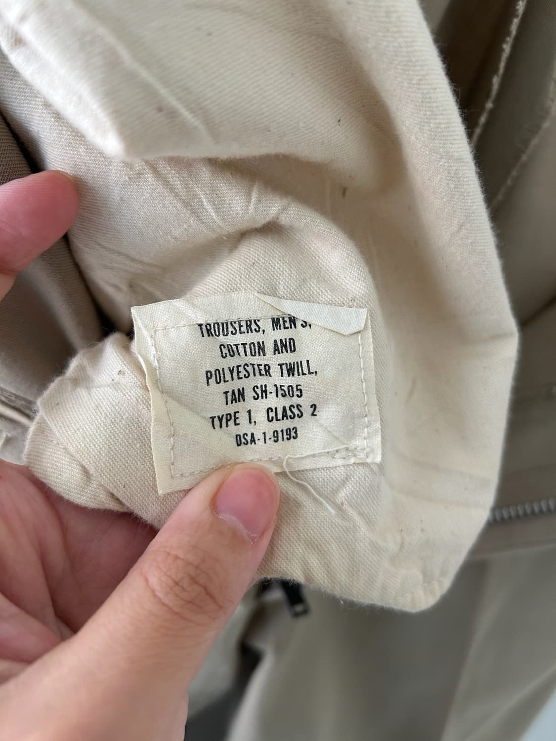 60's U.S Army Officer chino pant  상품이미지6