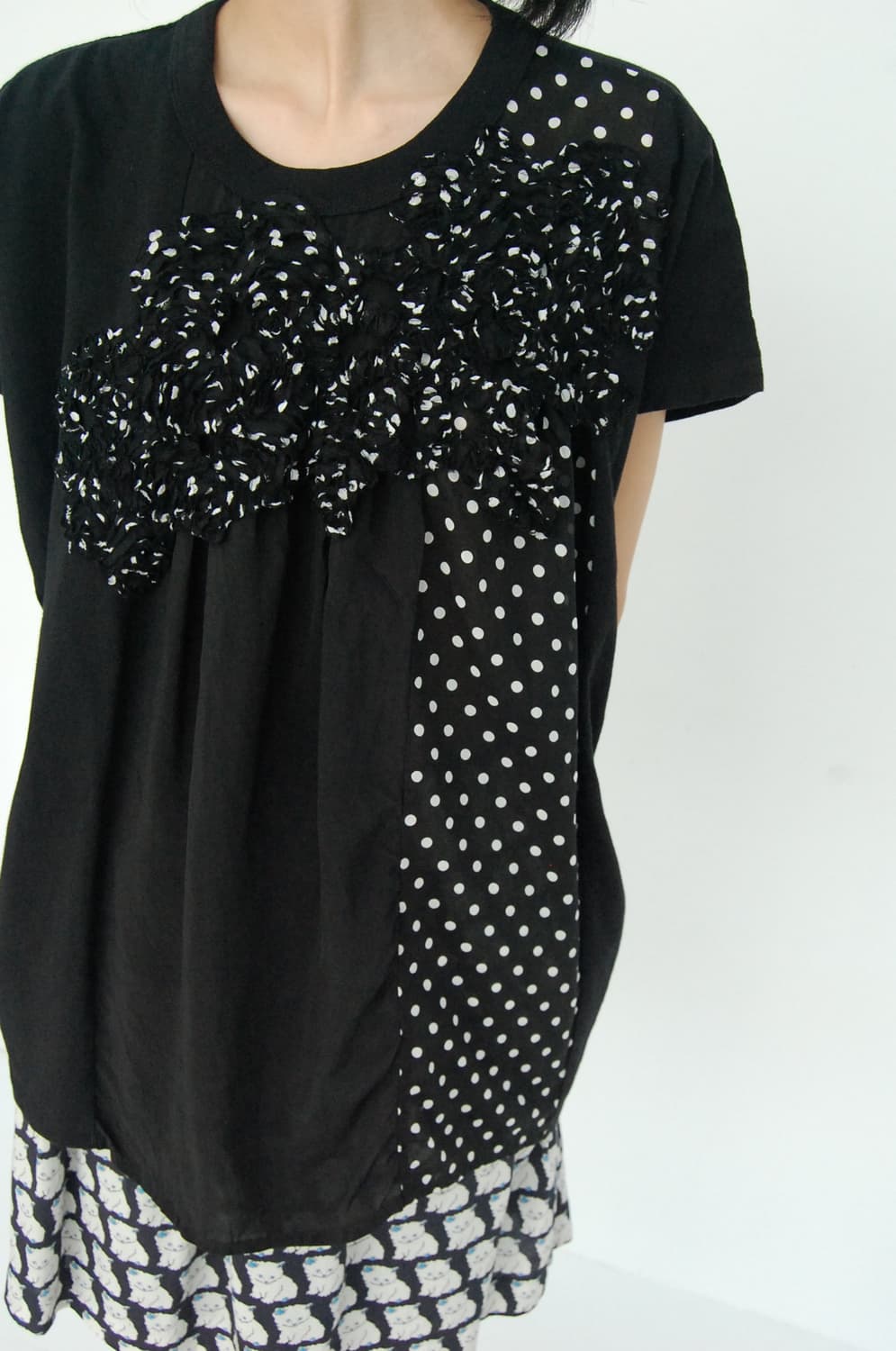 Zucca dot flower top 상품이미지4