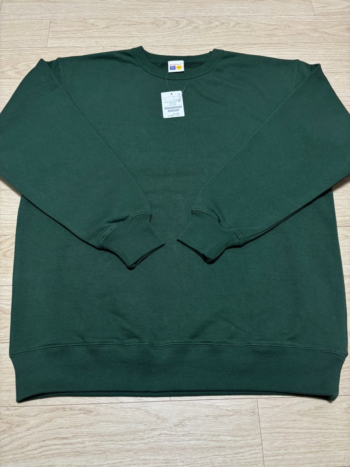 프릭스스토어 13온즈 헤비웨이트 스웻셔츠 빈티지 그린 L 상품이미지2