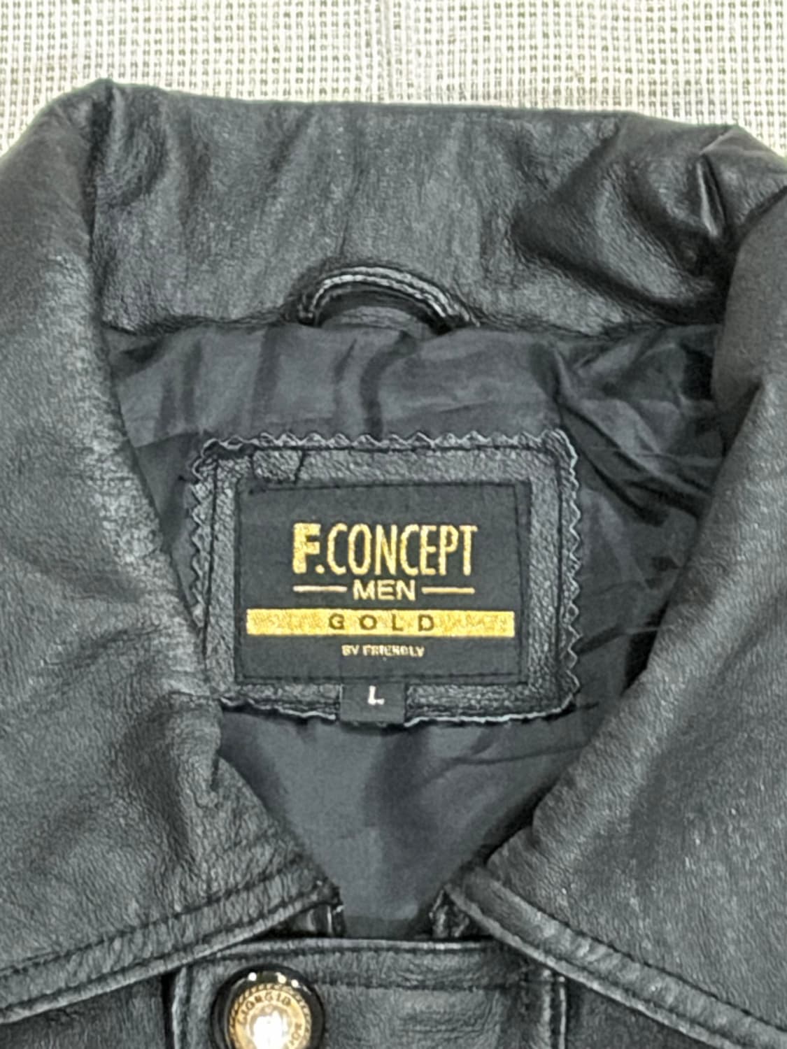 90s F.concept leather bomber jacket 상품이미지9