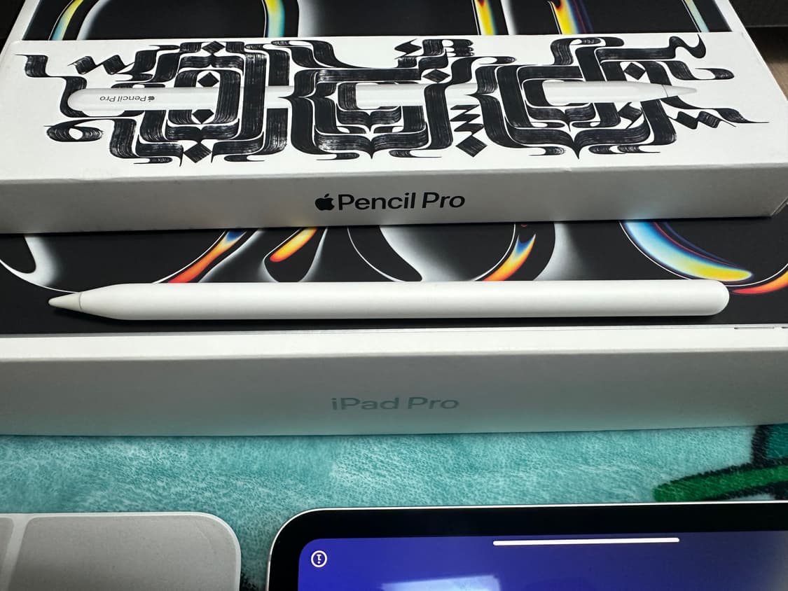 아이패드 프로 m4 실버 256+ 애플펜슬 프로 + 정품 케이스 상품이미지6