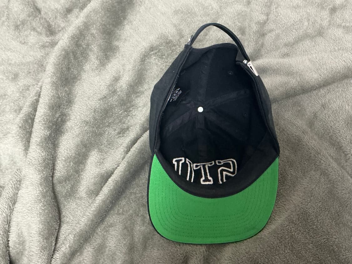 스투시 스투 아치 스트랩백 캡 쉐도우 블랙 상품이미지4