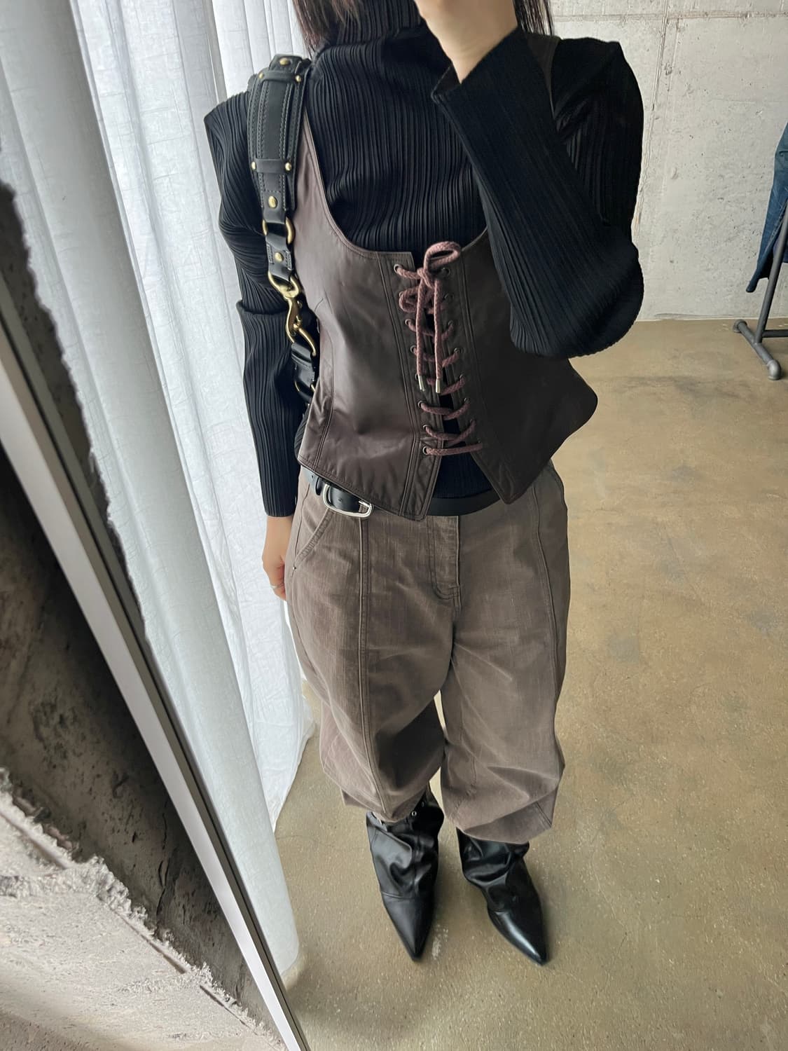 90s De Passer 천연 소가죽 베스트  상품이미지6