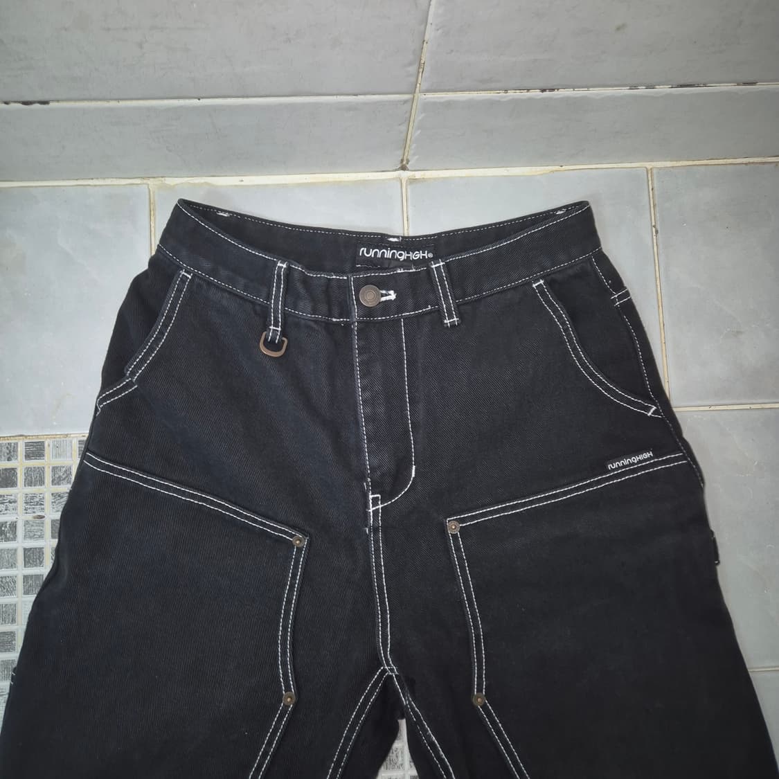 러닝하이 스티치 포인트 코튼 카펜터 팬츠 상품이미지3