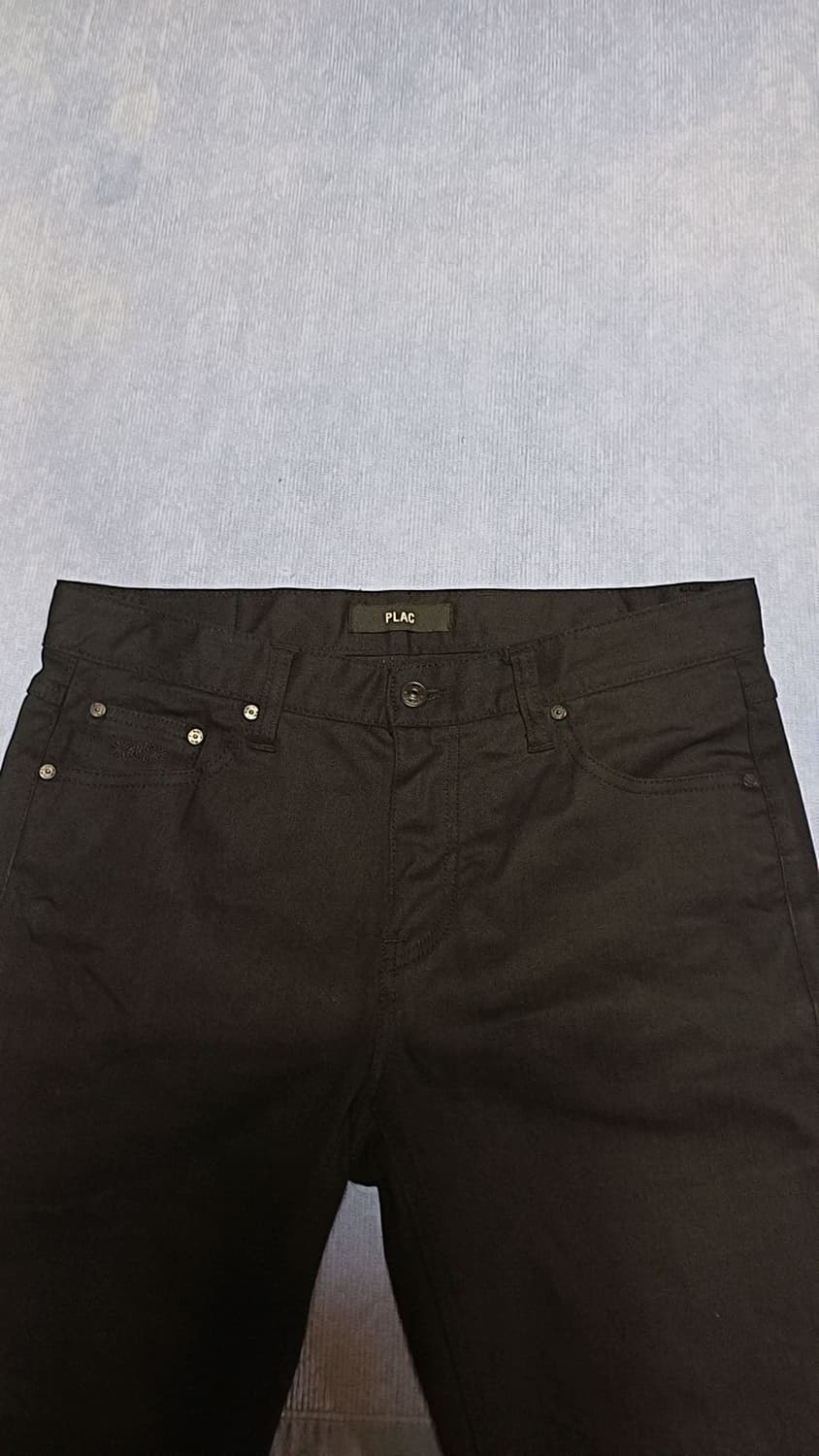 플랙 스판블랙진 실측33인치 기장101 상품이미지2