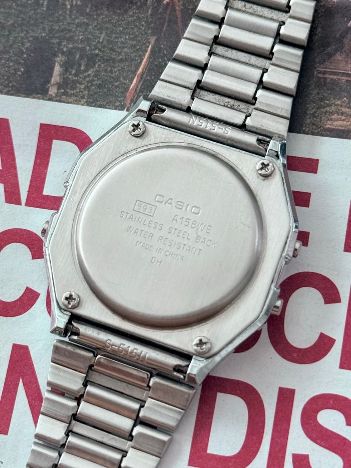 Casio 카시오 디지털 알람 크로노 그래프 메탈 1989 상품이미지6