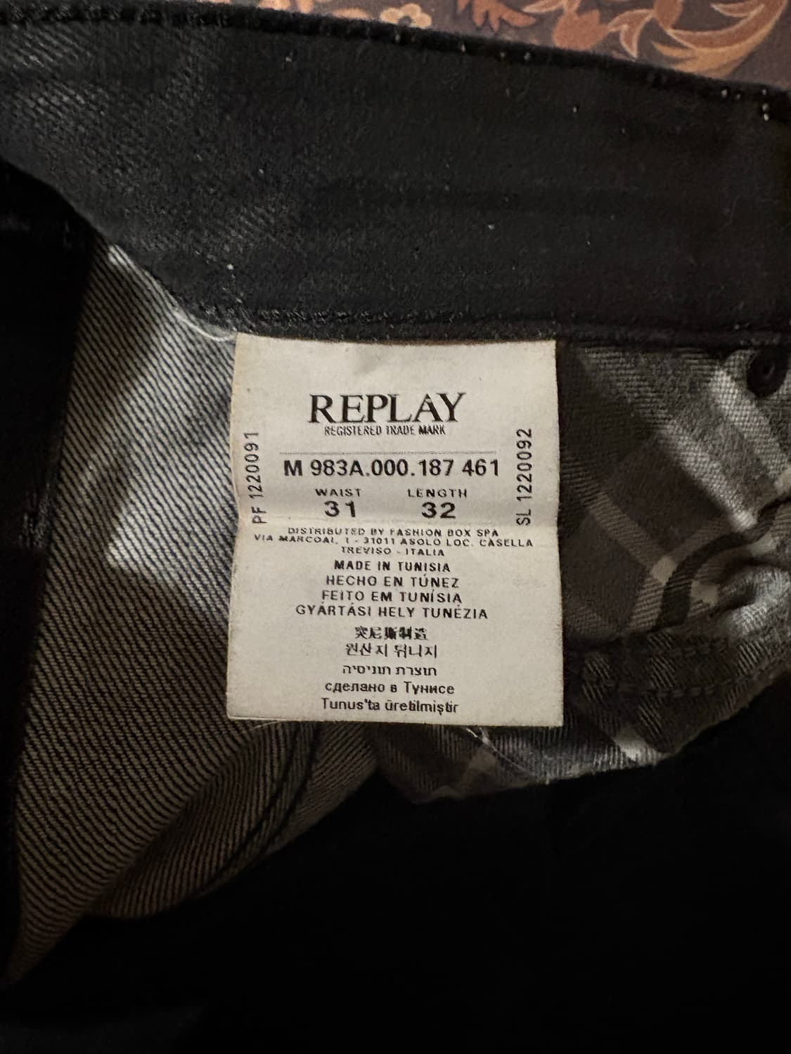 Replay Waitom Regular Slim Fit Jeans 상품이미지5