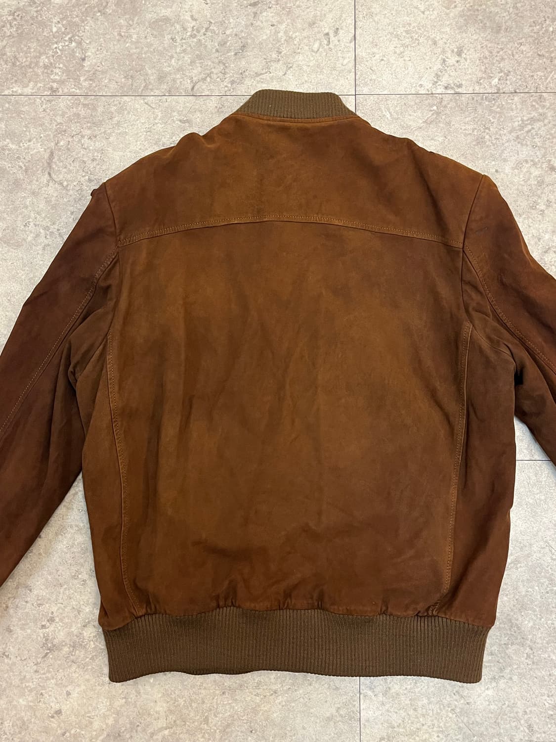빈티지 양가죽 스웨이드 레더 자켓 브라운 L #csz2553  상품이미지7