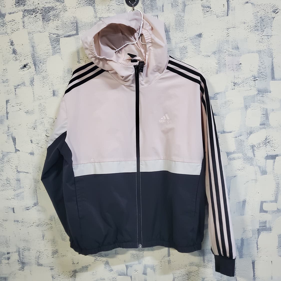 아디다스 삼선  딸기우유 트랙탑 바람막이  상품이미지1