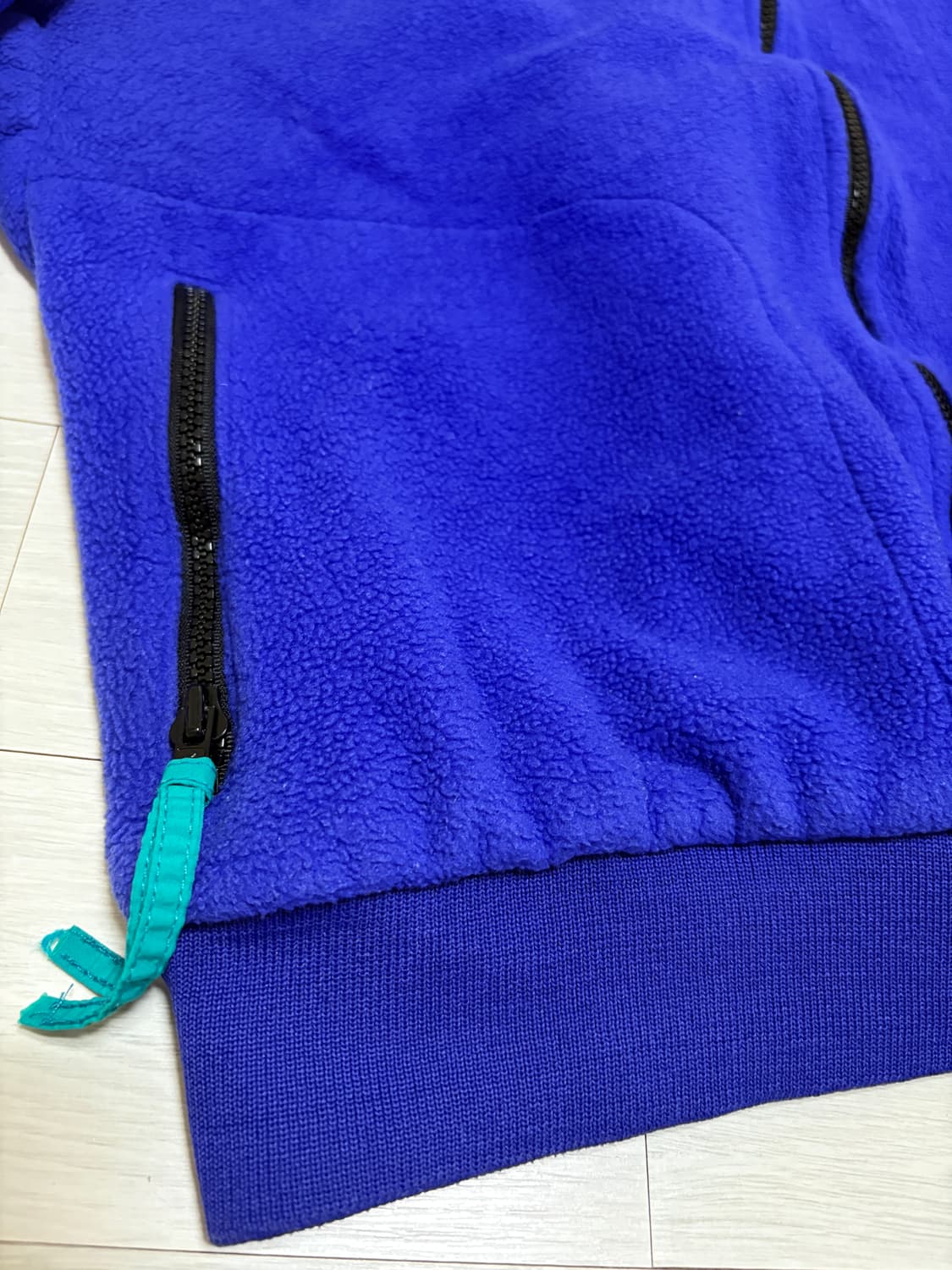 XL)90s~00s 콜럼비아 퍼플 후리스 집업 자켓 상품이미지3