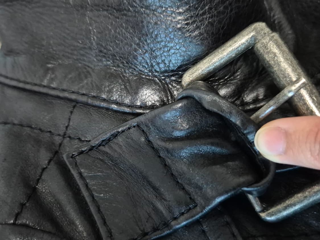 디젤 양가죽 라이더자켓*가죽전용세탁완료* 상품이미지10