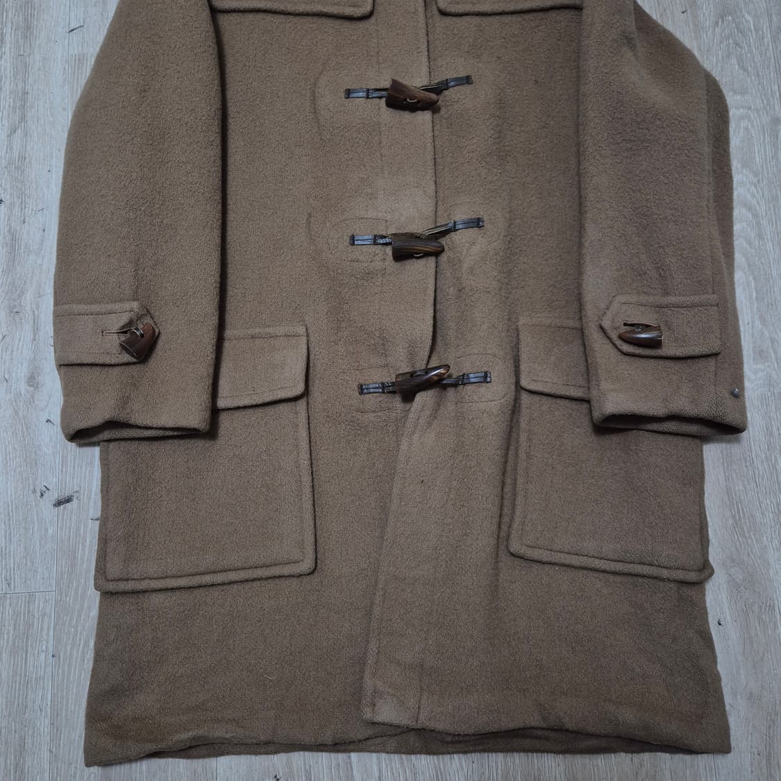 버버리 런던 노바체크 안감 후드 떡볶이코트 L(100) 상품이미지3