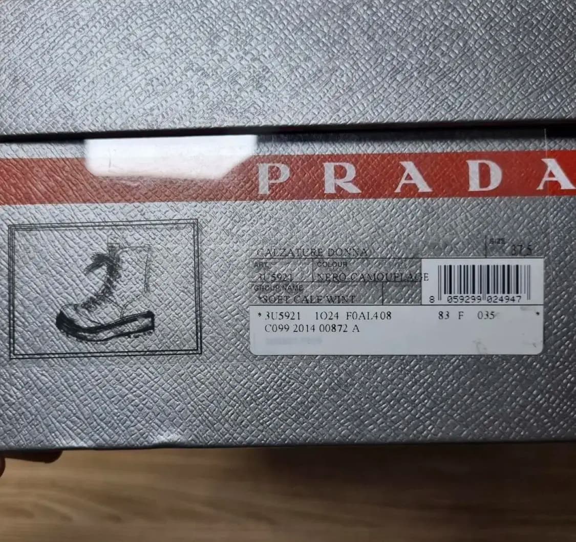Prada 프라다 여성 워커 부츠 어그부츠 37.5 (230~235추천) 상품이미지7