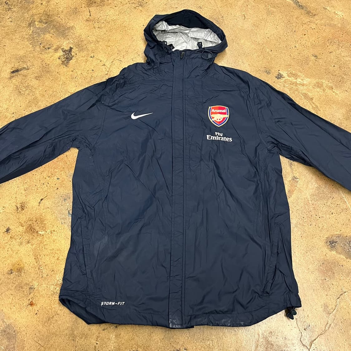[정품/L] 나이키 아스날 바람막이 네이비 b8 상품이미지2