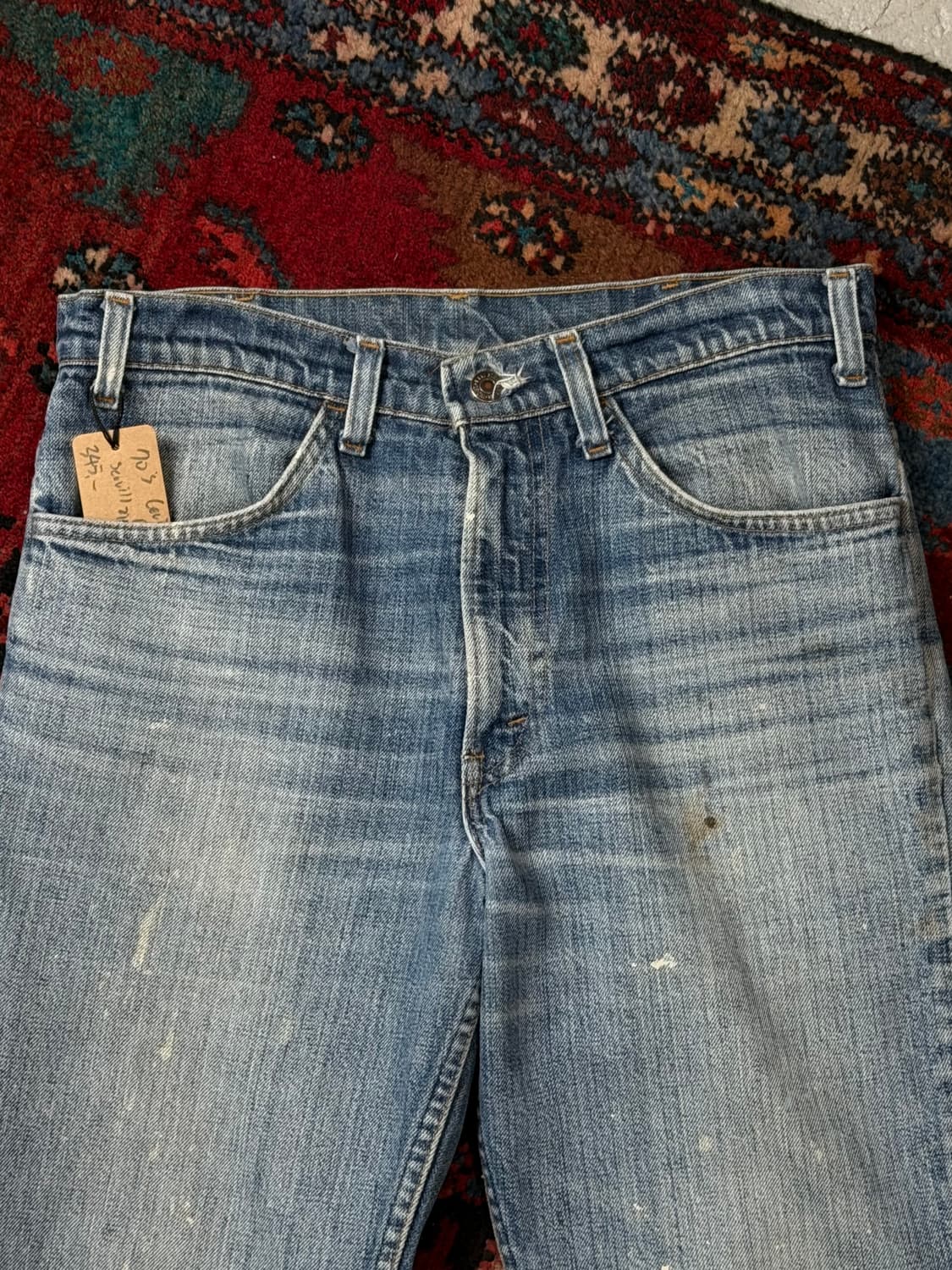 80's USA Made 빈티지 리바이스 646 벨바텀 부츠컷 오렌지탭 상품이미지5