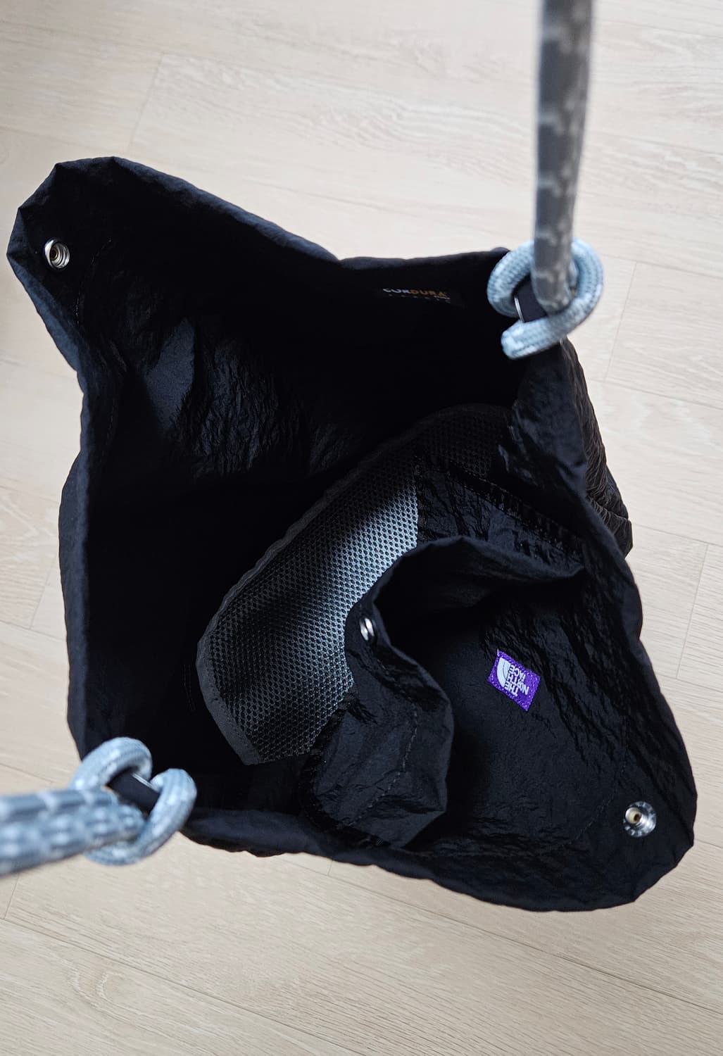 노스페이스 퍼플라벨 라운지 백 블랙 The Northface 상품이미지7