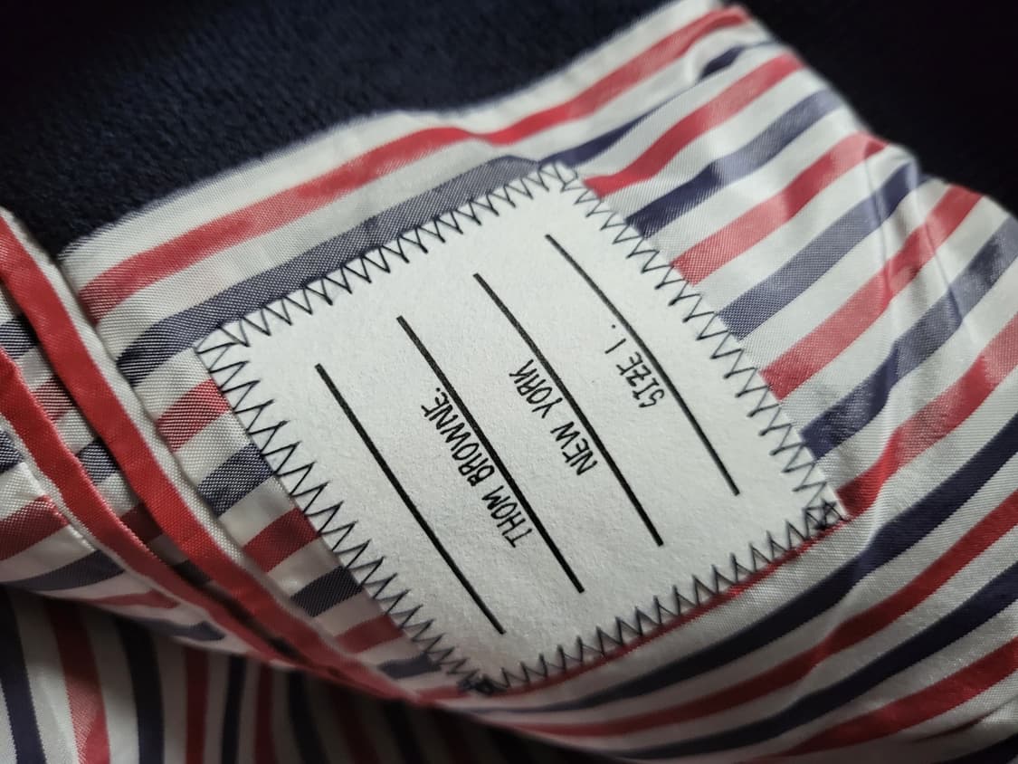 톰브라운 센터백 스트라이프 부클레 수팅 블루종 상품이미지5