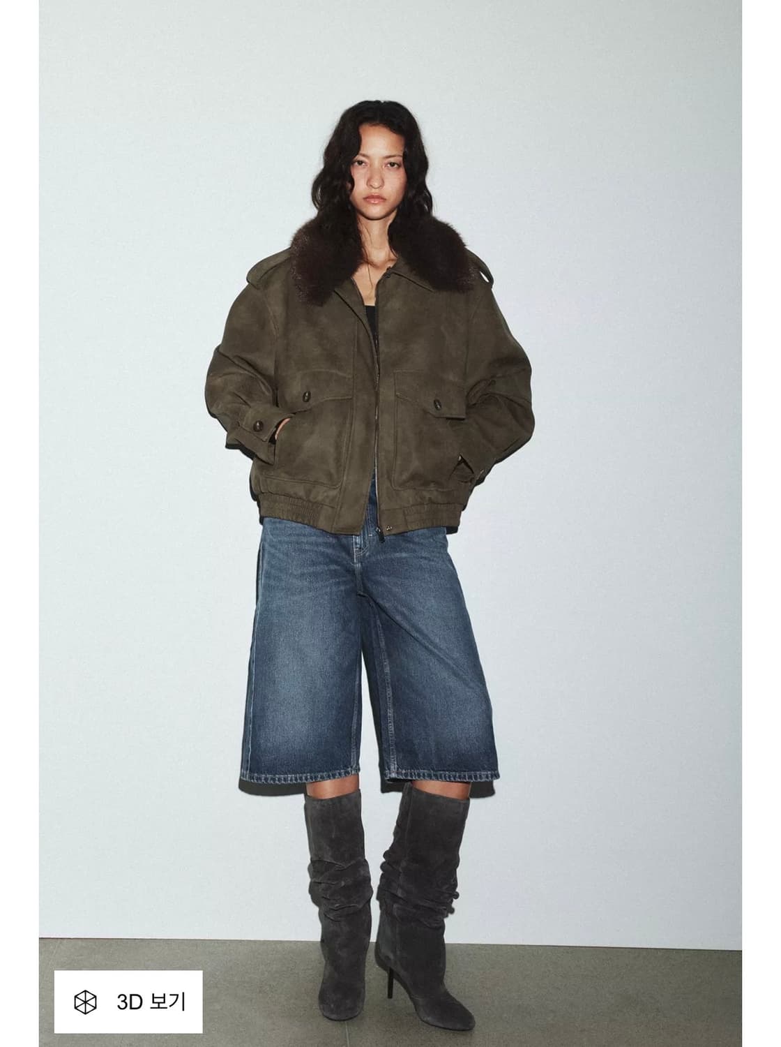 (새상품) ZARA 셔링 레더 부츠 상품이미지4