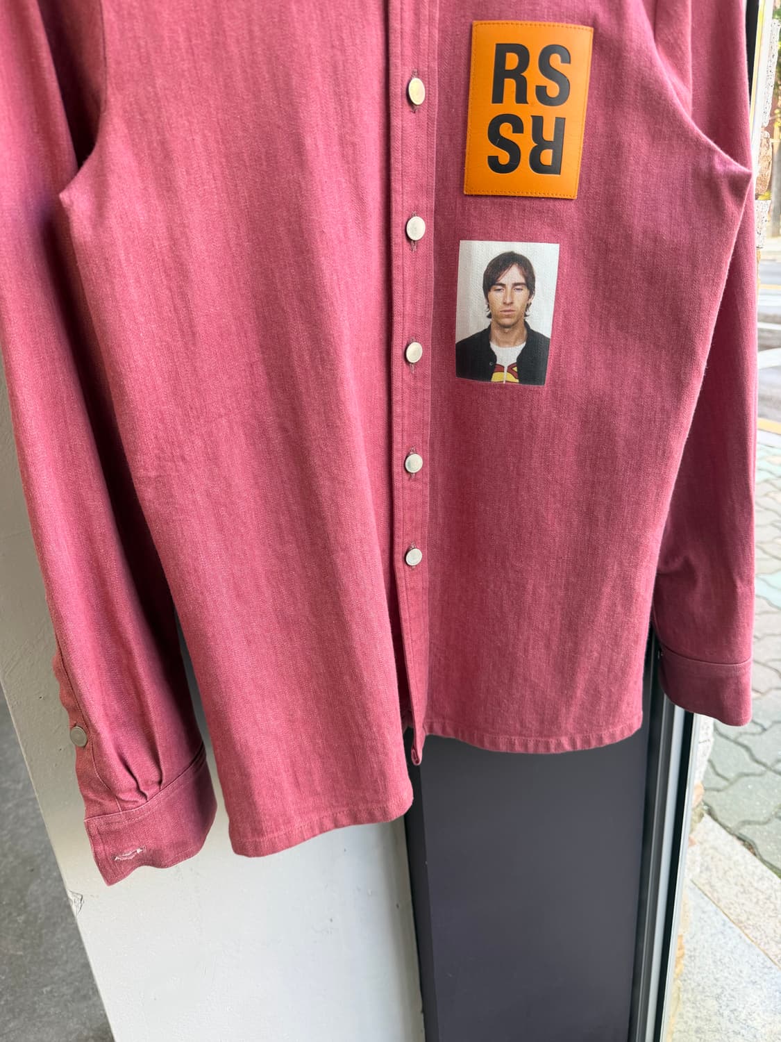 XS/ 라프시몬스 레더패치 셔츠자켓(기리보이.엑소 착용) 상품이미지6