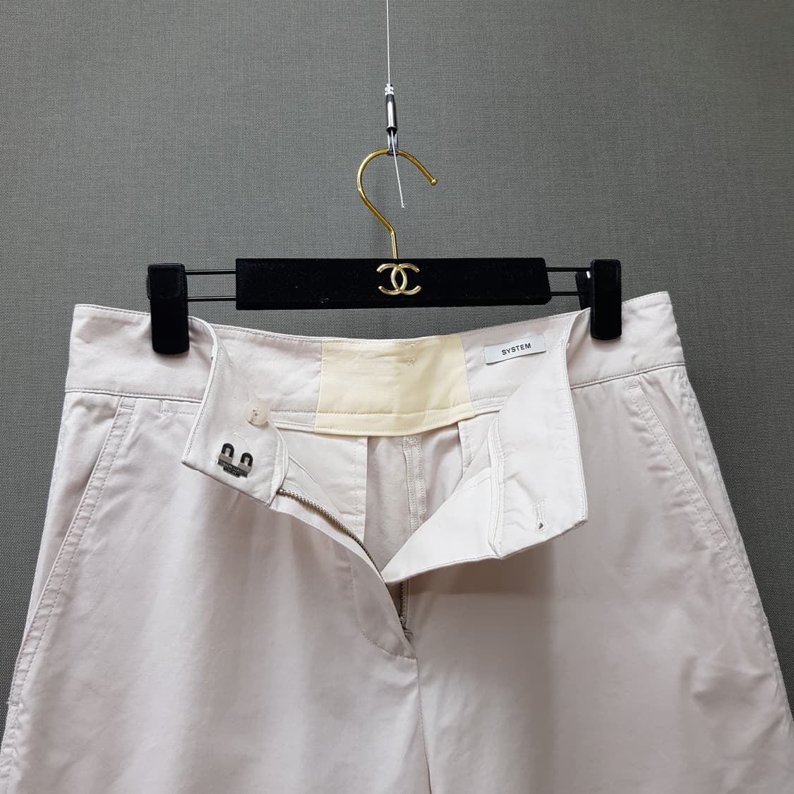 한섬 시스템 2021 코튼 와이드 팬츠 67-98사이즈 상품이미지2