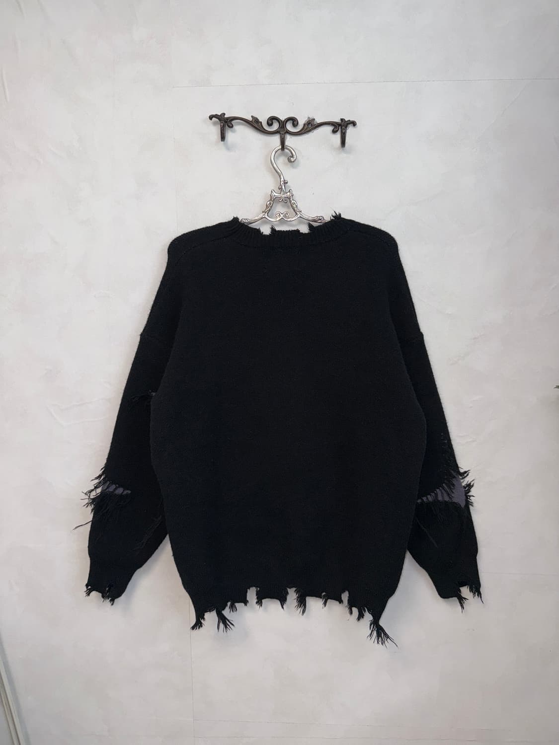 Aelfric Eden distressed skull sweater  상품이미지3