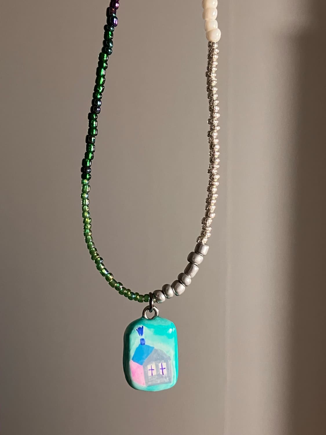 눈사람 집 목걸이(온기 only one) 상품이미지3