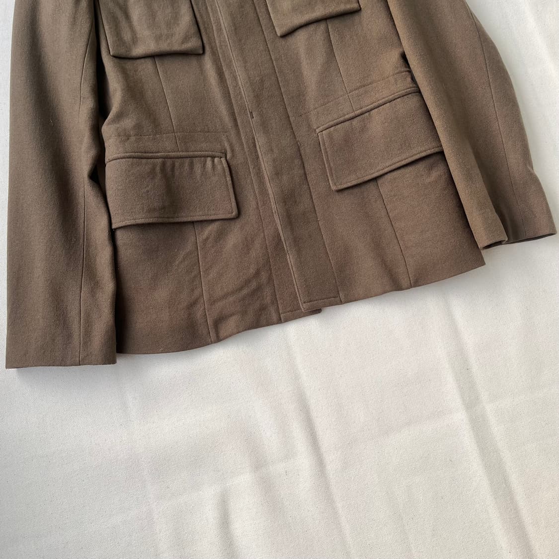 주카 울 밀리터리 사파리 자켓 / 4포켓 상품이미지3