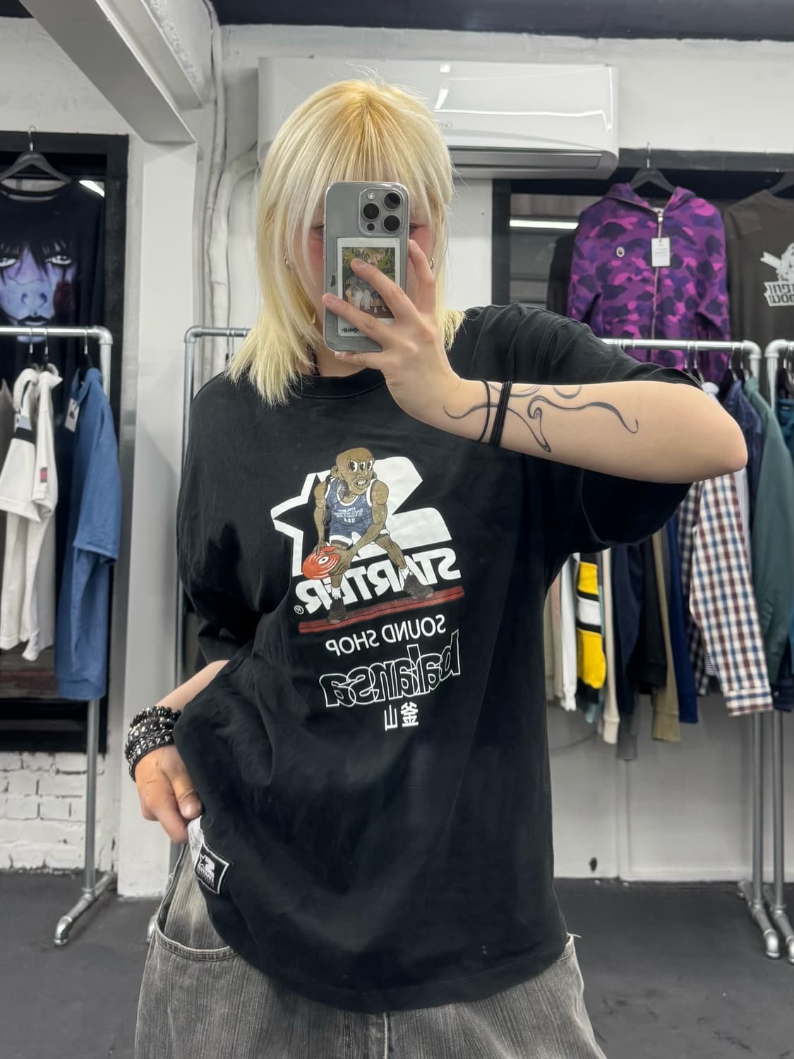 발란사 스타터 빅로고 티셔츠 상품이미지1
