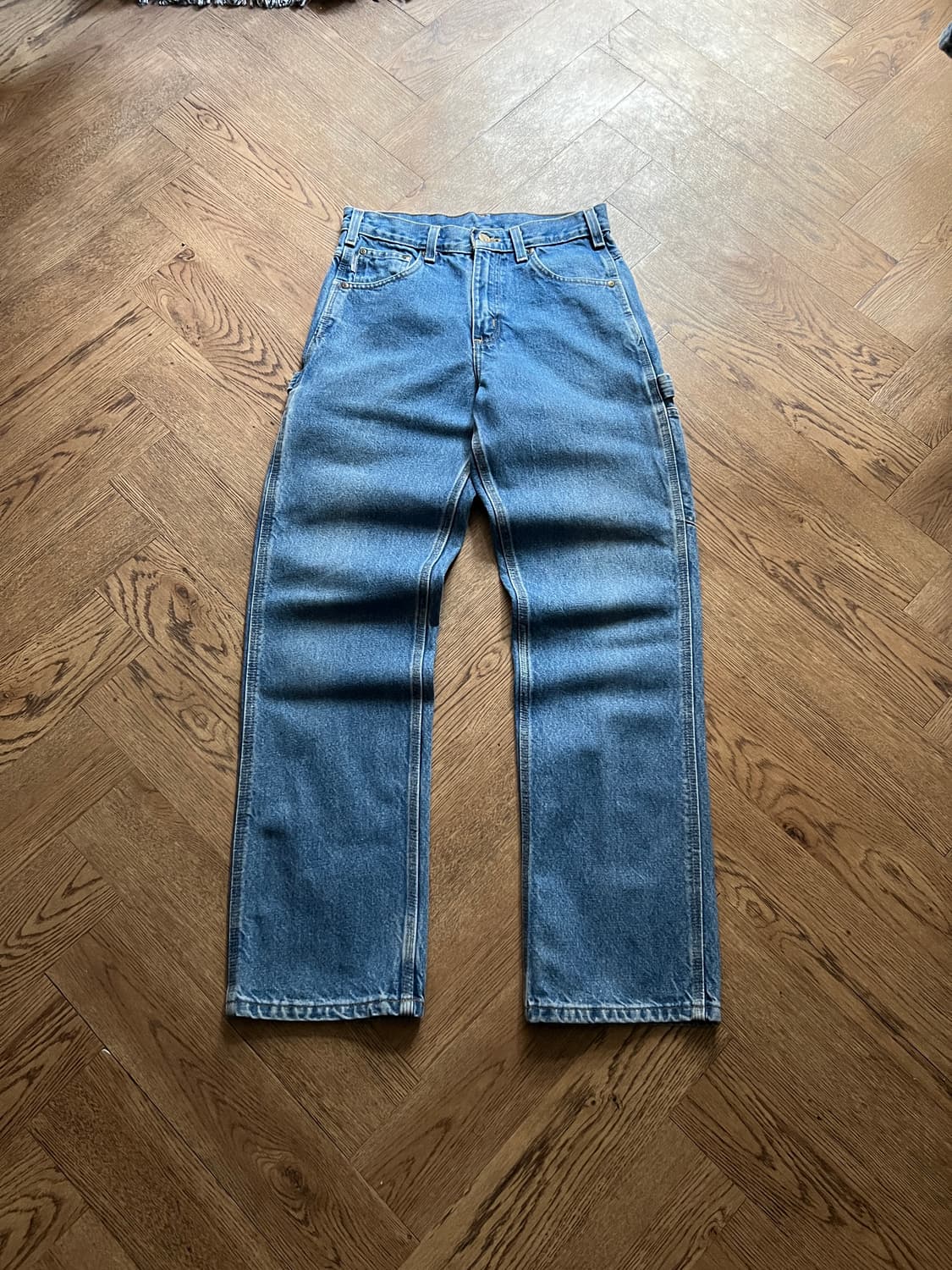 [29]칼하트 USA 빈티지 워싱 싱글니 카펜터 워크 데님 팬츠 상품이미지2