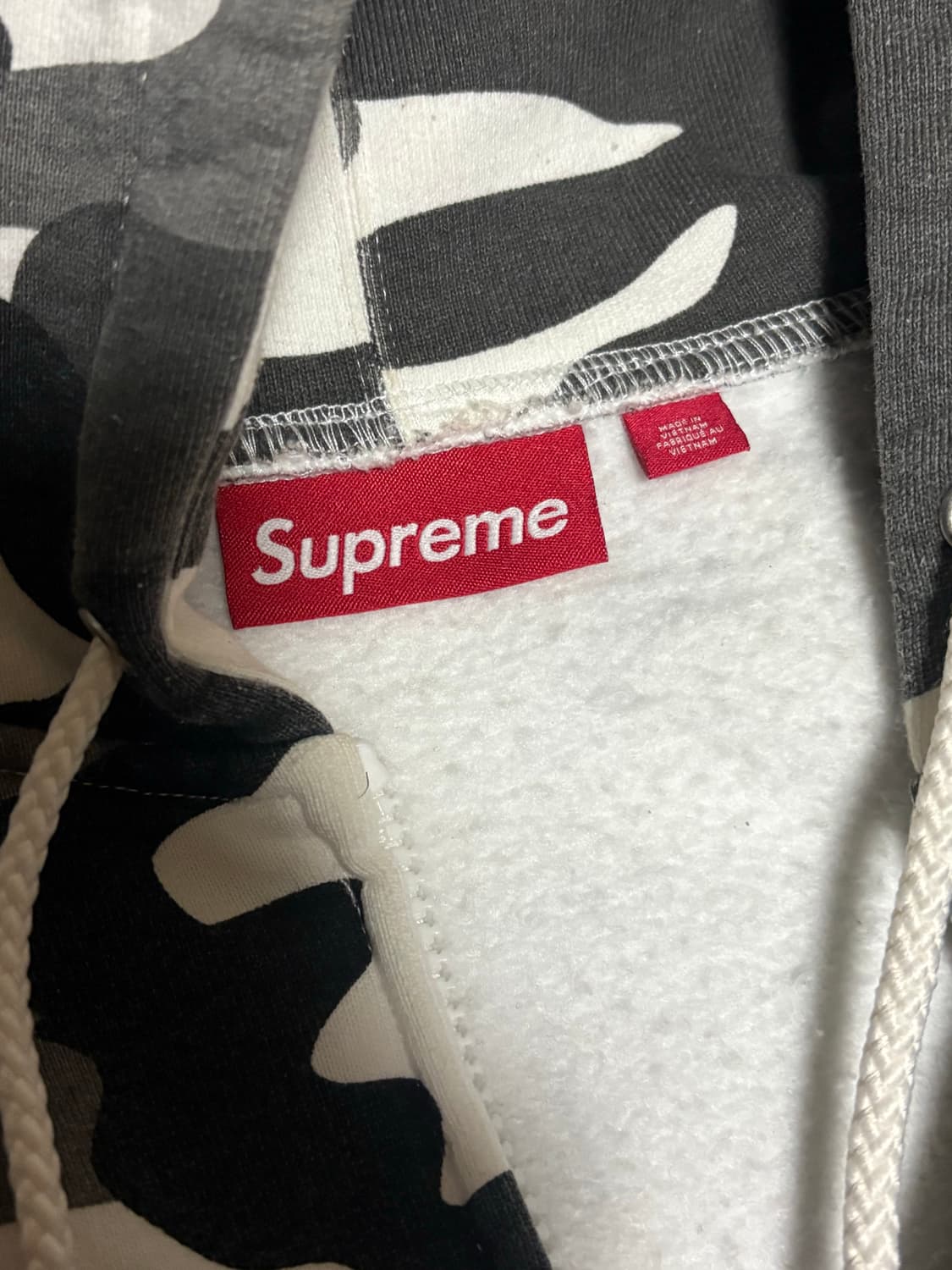 슈프림 워크 후드집업 스노우카모 24FW 상품이미지3