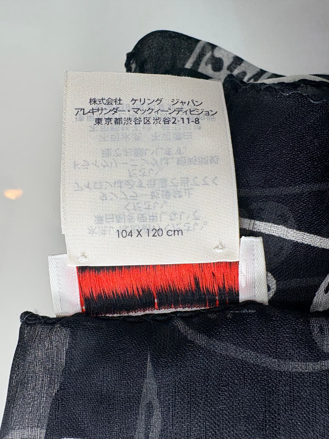 알렉산더 맥퀸 클래식 스컬 스카프 상품이미지3