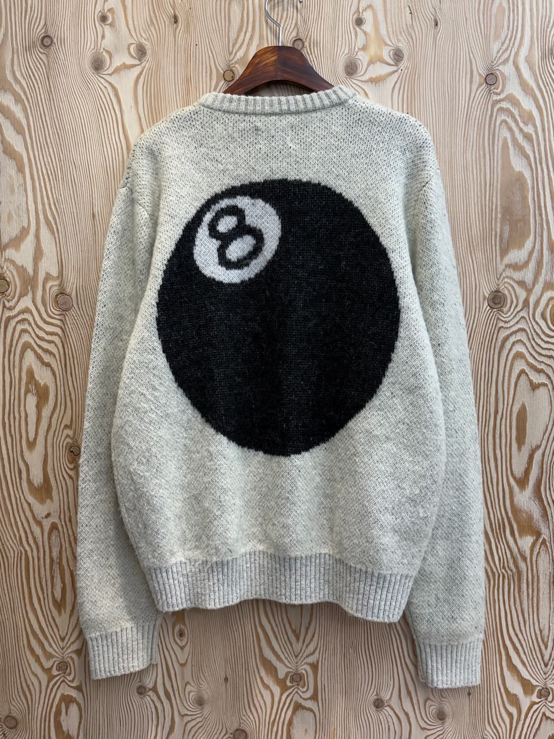 스투시 8볼 헤비 브러쉬드 모헤어 니트 상품이미지1