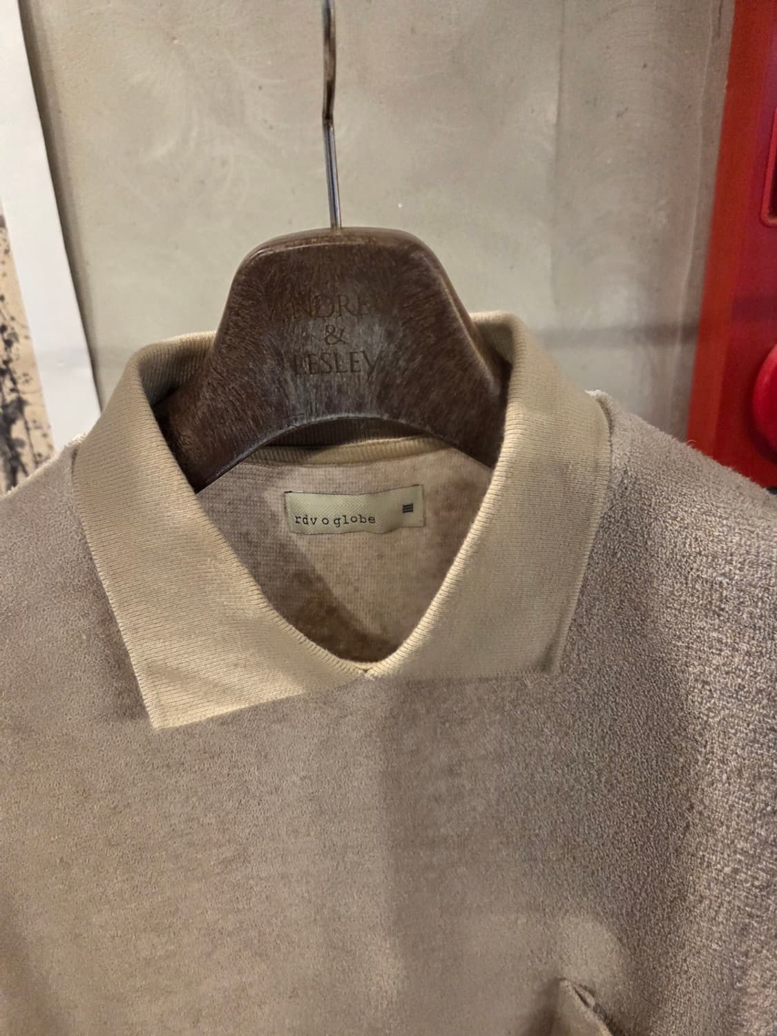 rdv o globe 테리코튼 티셔츠 상품이미지6