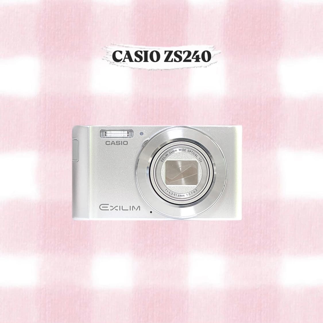 카시오 엑슬림 ZS240 실버 빈티지디카 상품이미지1