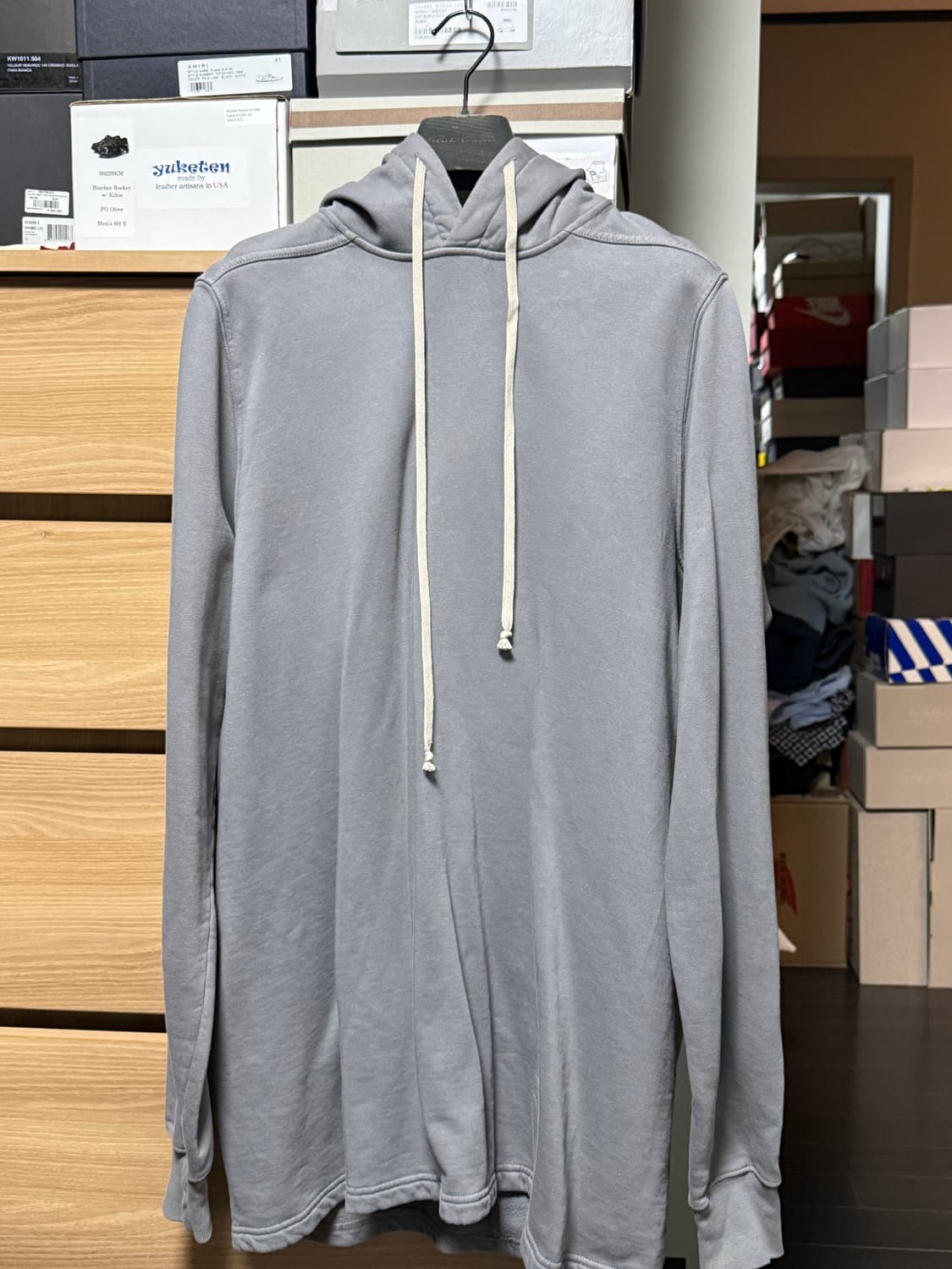 릭오웬스 후드티셔츠 상품이미지1