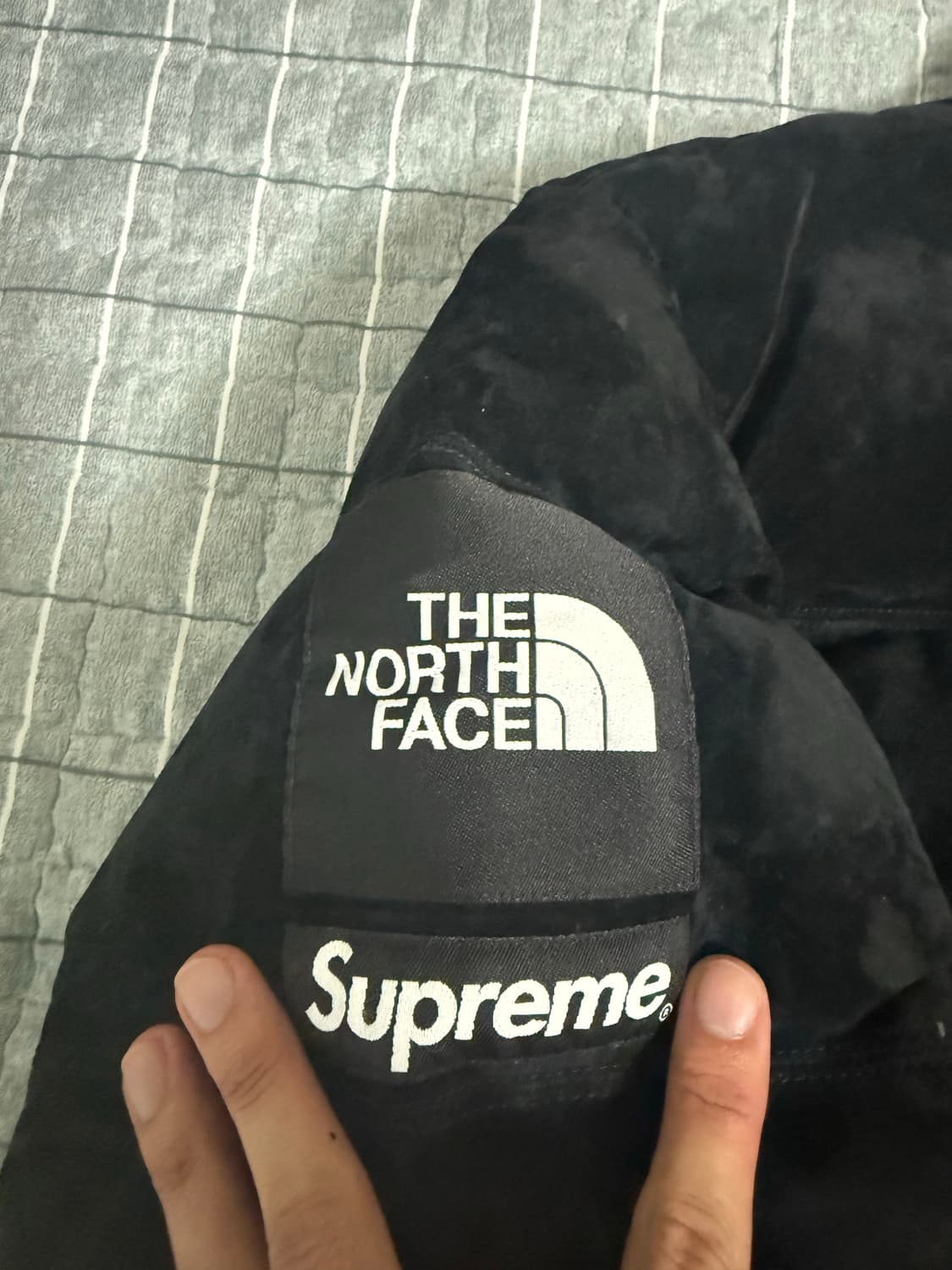 노스페이스 슈프림 스웨이드 눕시 XL 상태굳 상품이미지4