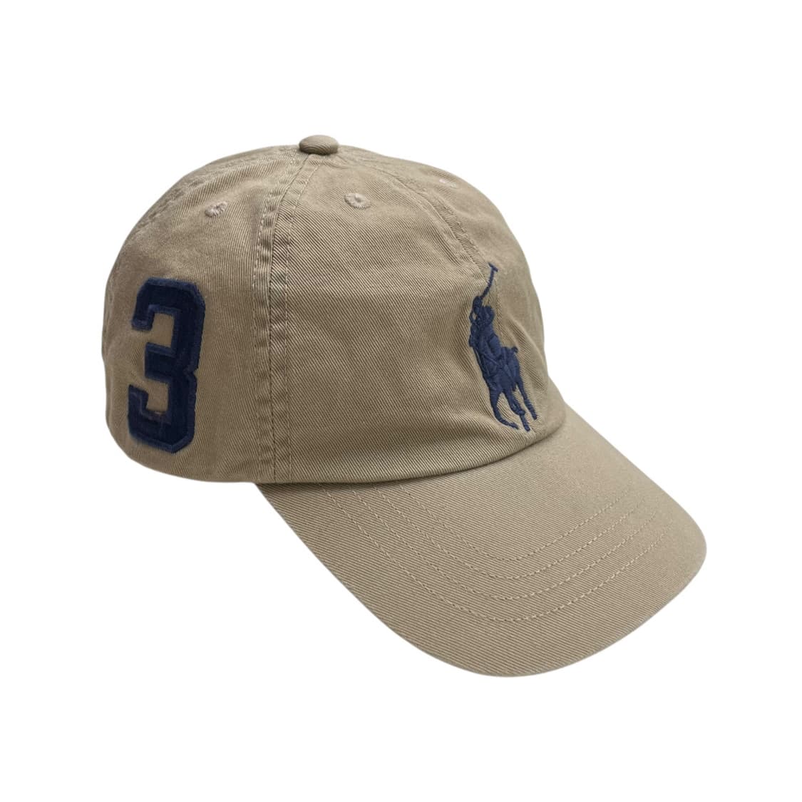 폴로 랄프로렌 네이비 빅포니 베이지 볼캡 상품이미지4
