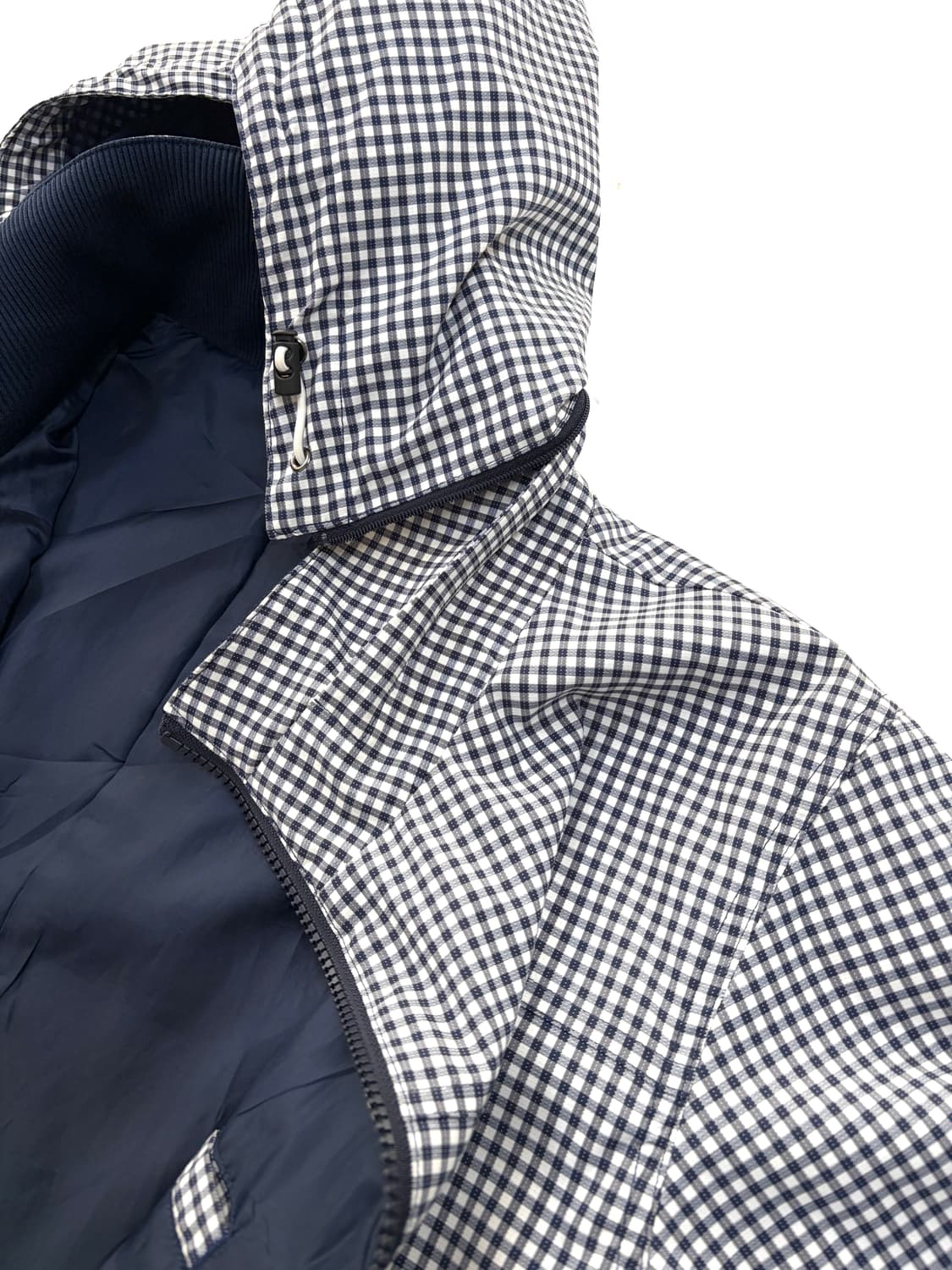 CHAPS 깅엄체크 후드 집업 자켓 상품이미지4