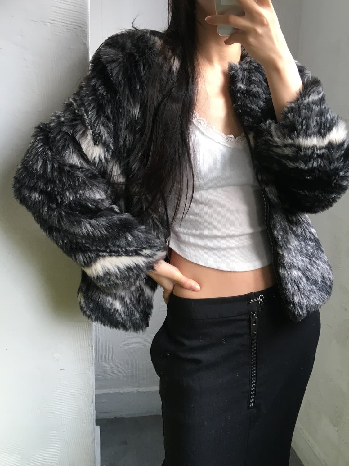 Armani Exchange 아르마니익스체인지 울프 멀티 퍼 자켓 상품이미지4