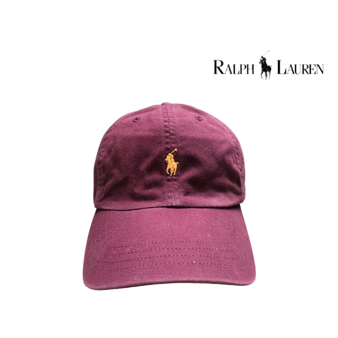 폴로 랄프로렌 볼캡 버건디 상품이미지1