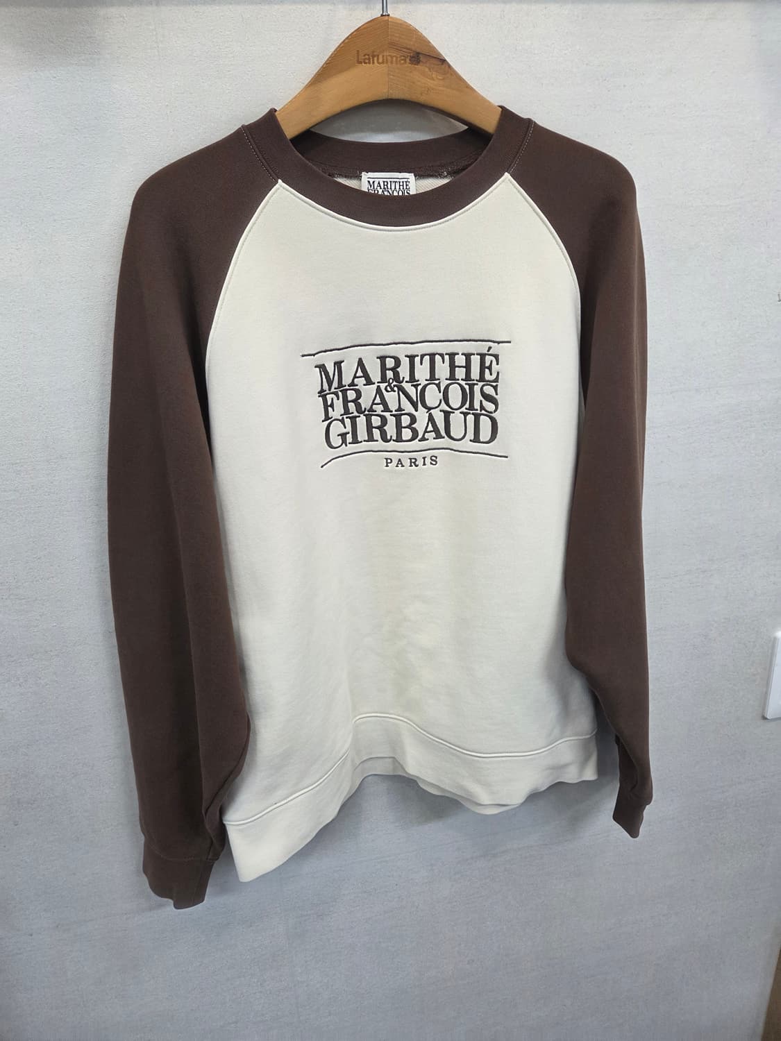 마리떼프랑소와저버 컬러블록 래글런 맨투맨 M 상품이미지5